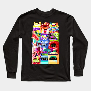 Doodle Rain 888 Long Sleeve T-Shirt